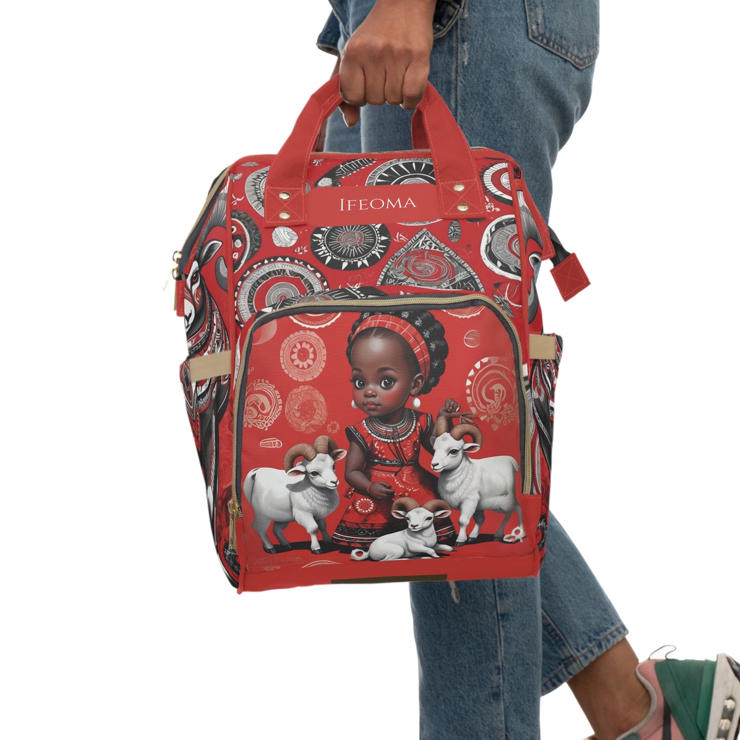 Ifeoma Igbo Princess Diaper Bag | Cultural Luxury Baby Bag