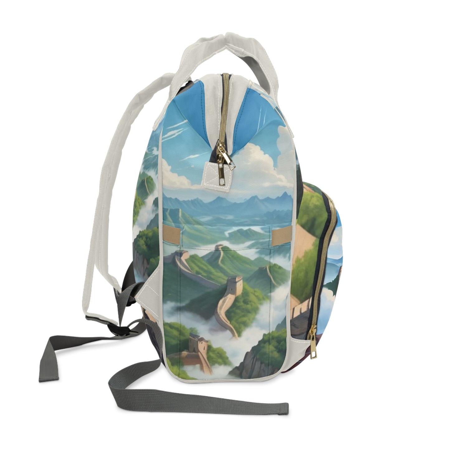 Boys Diaper Bag Personalized | Great Wall of China Baby Bag