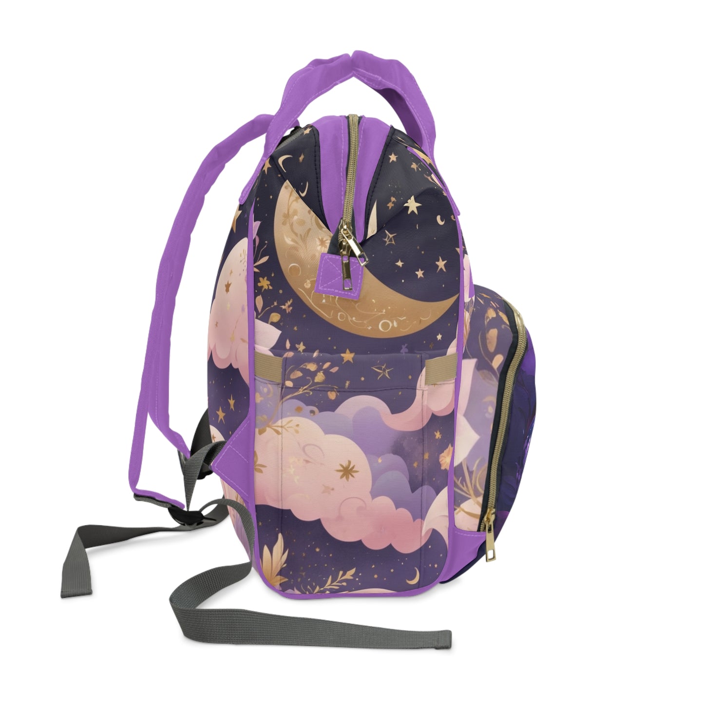 Girls Zodiac Backpack Pisces | Personalized Baby Girl Bag with Fish & Zodiac Quote | Unique Astrology Baby Shower Gift