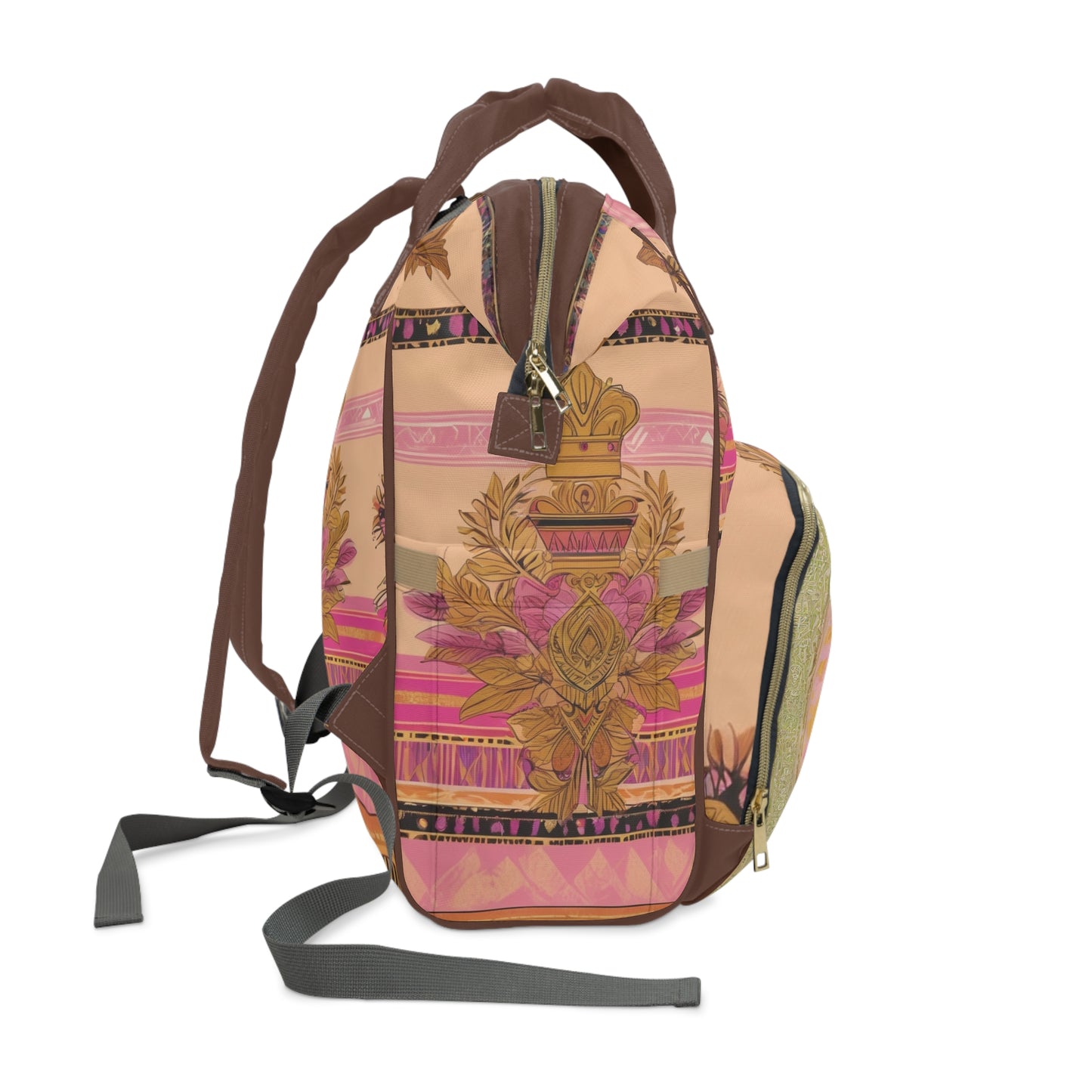 Girl Diaper Bag – Ghanaian Kente Princess