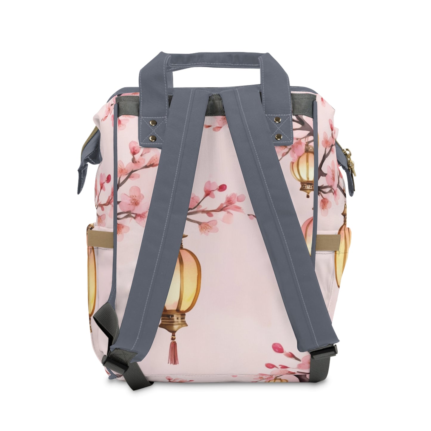 Girls Diaper Bag Personalized | Chinese Rabbit Blossom Baby Bag