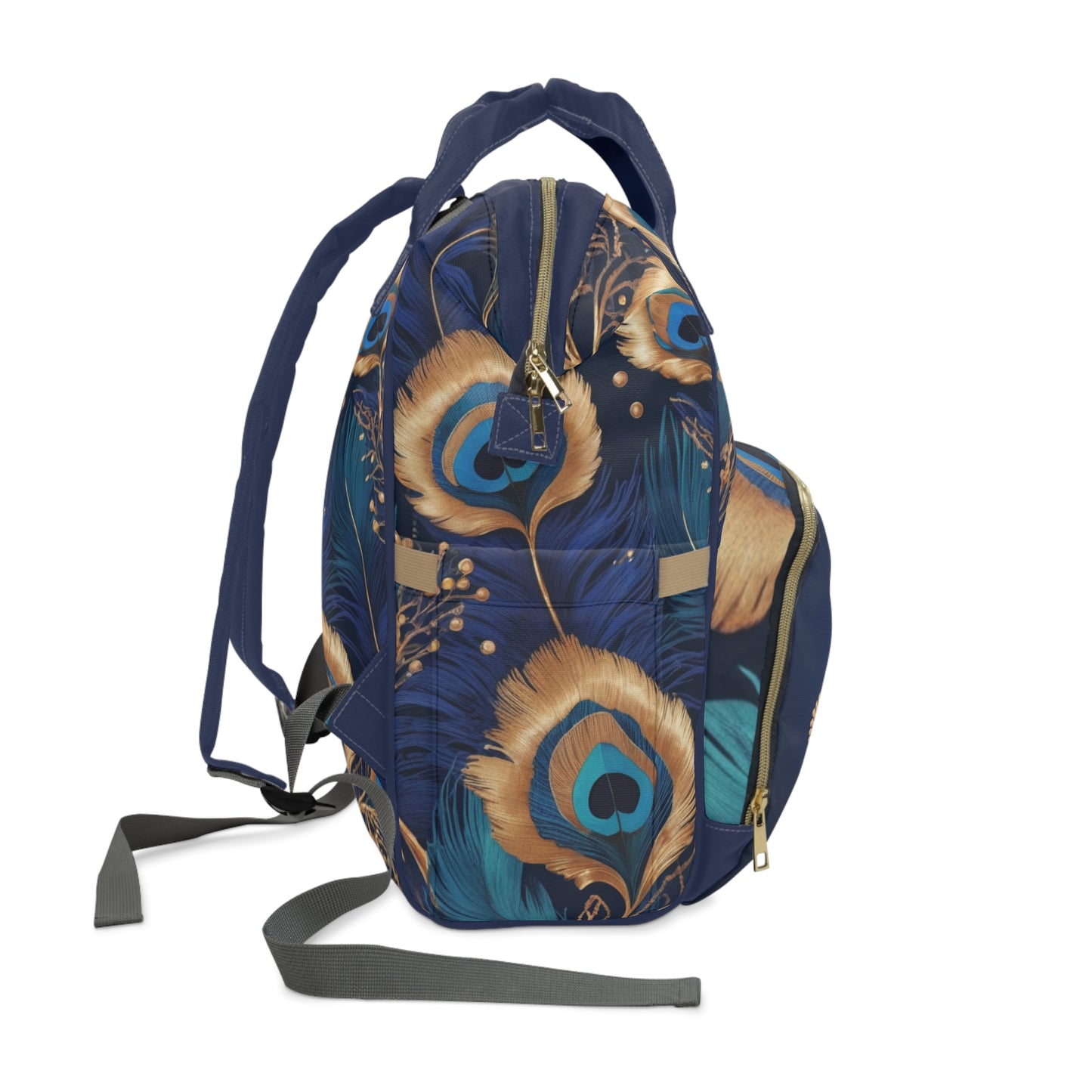 Ronke Yoruba Princess Diaper Bag – Luxury Peacock Edition