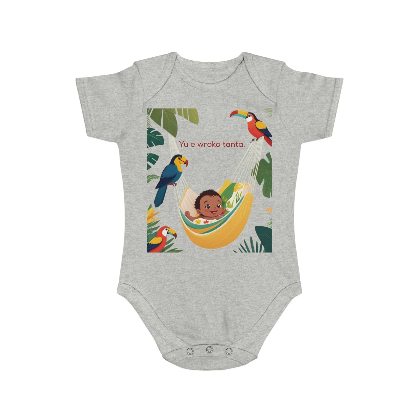 Surinamese Baby Announcement Bodysuit – Tante