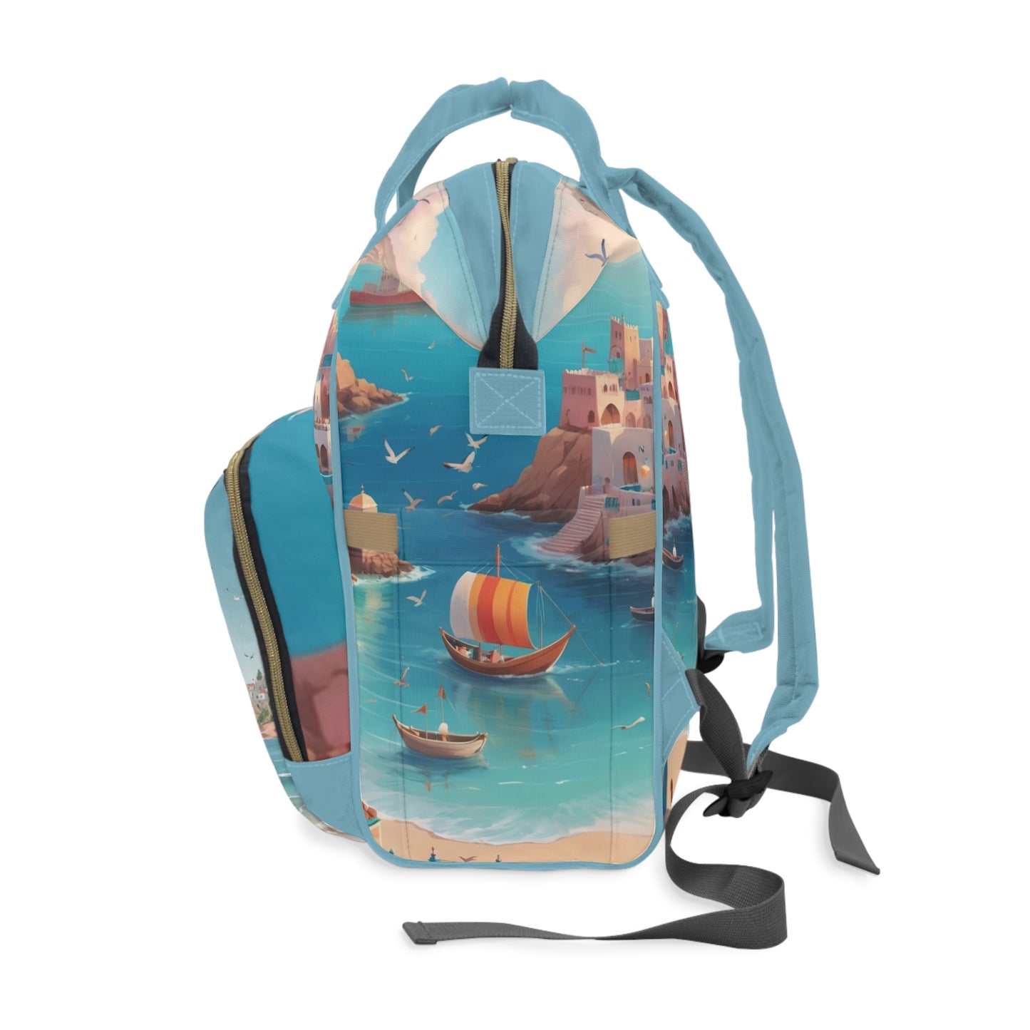 Anas Ocean Breeze Baby Bag – Personalized Moroccan