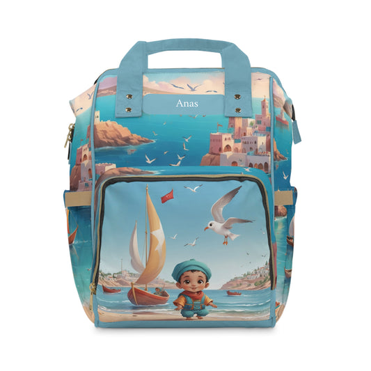 Anas Ocean Breeze Baby Bag – Personalized Moroccan