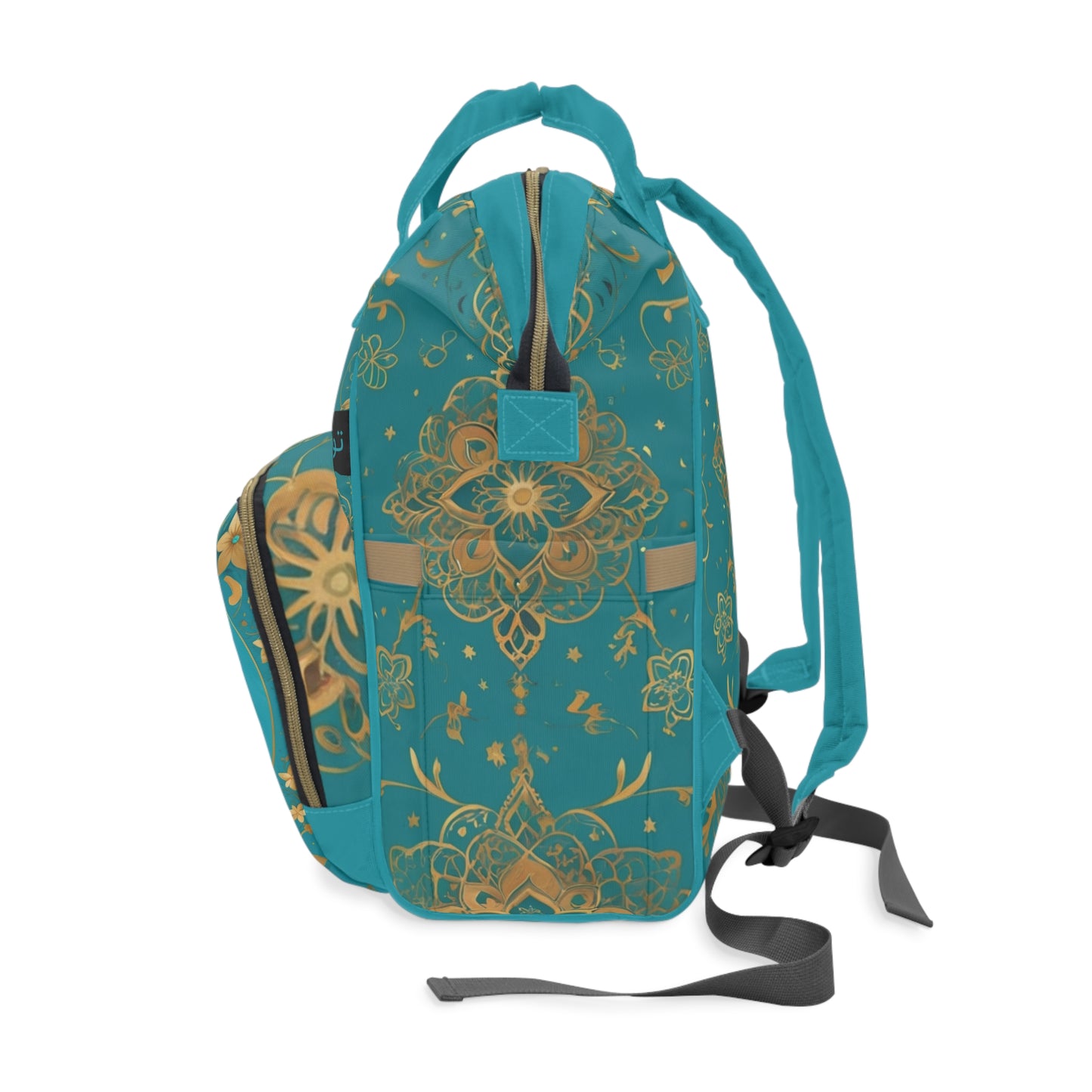 Boys Diaper Bag Personalized Persian | Baby Boy Backpack with Farsi Horse and Joy Quote | Unique Cultural Baby Shower Gift