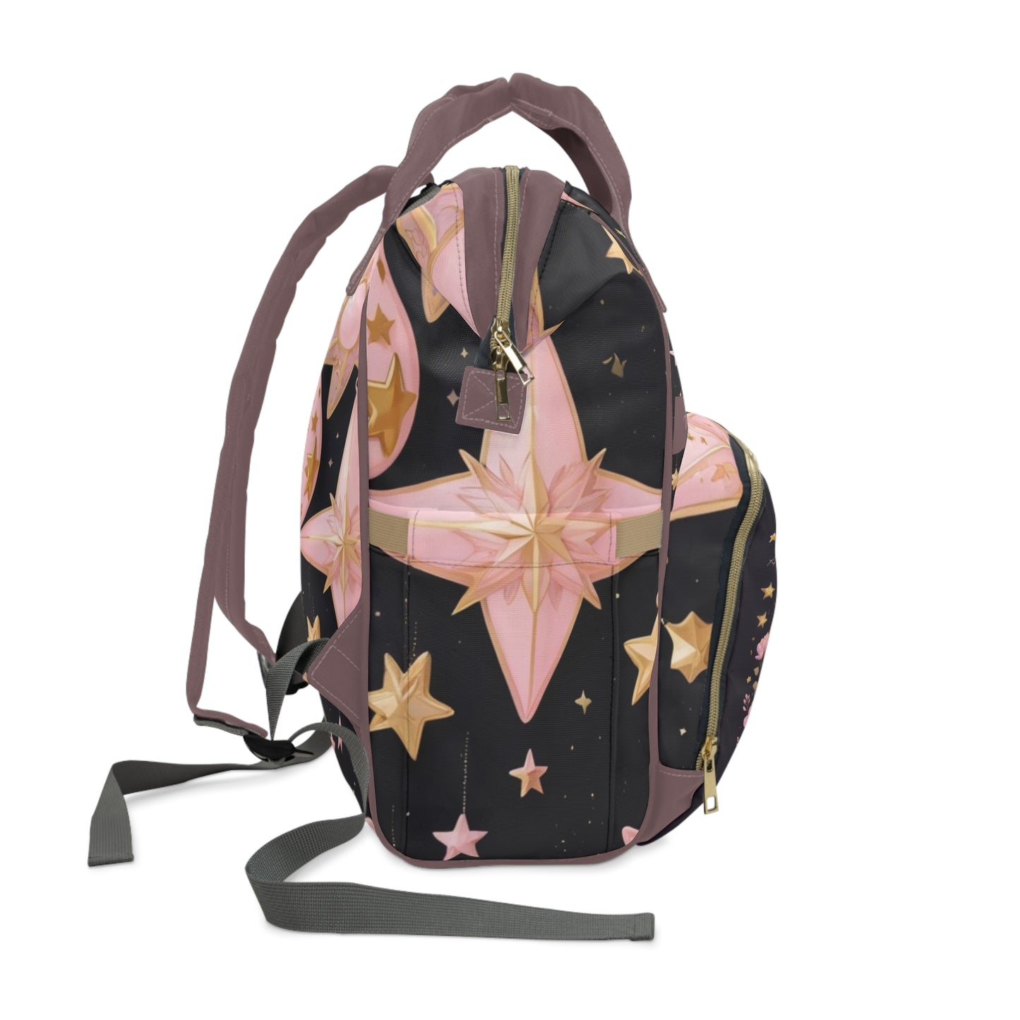 Girls Zodiac Backpack Gemini | Personalized Baby Girl Bag with Twins & Zodiac Quote | Unique Astrology Baby Shower Gift