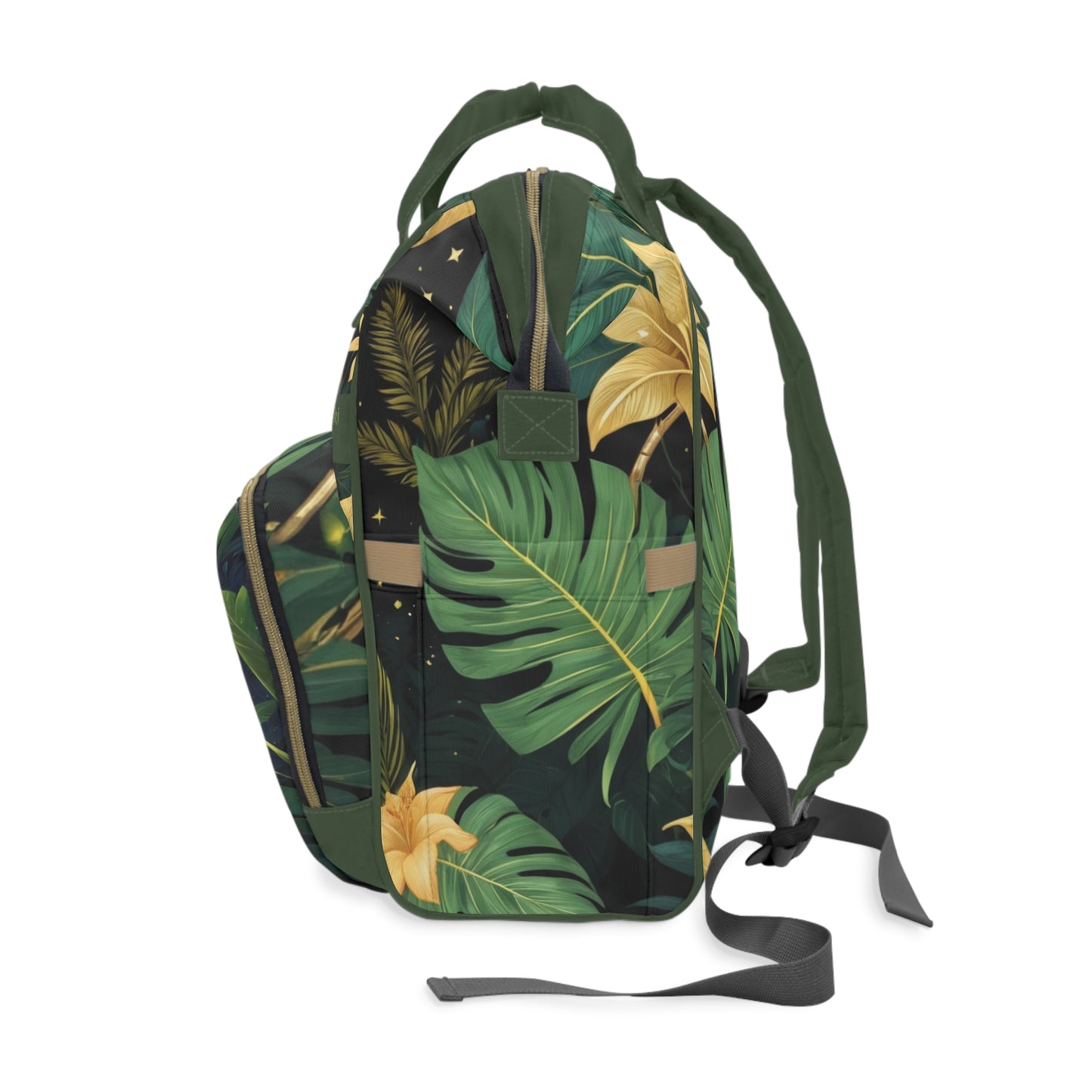 Boys Surinamese Backpack | Personalized Baby Boy Bag with Jungle Cricket & Moon | Unique Cultural Baby Shower Gift