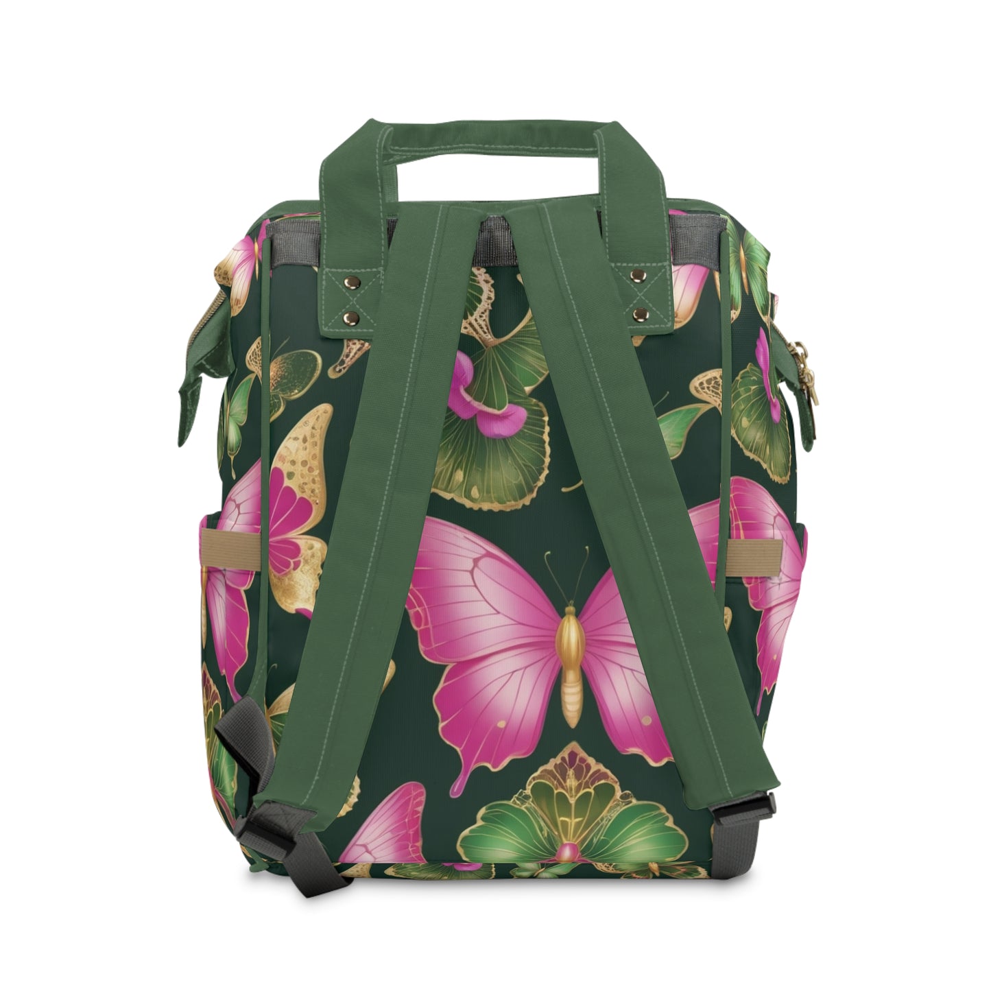 Girls Surinamese Backpack | Personalized Baby Girl Bag with Butterfly Fairy & Quote | Unique Cultural Baby Shower Gift