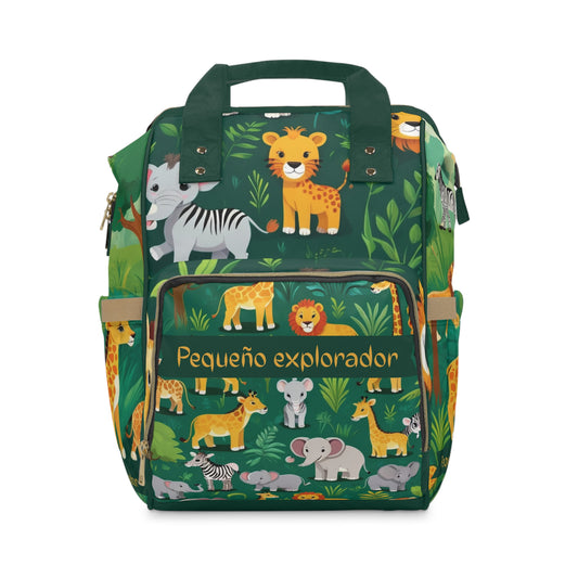 Boys Diaper Bag Personalized Aruba Baby Bag Safari Animal Little Explorer Waterproof Backpack